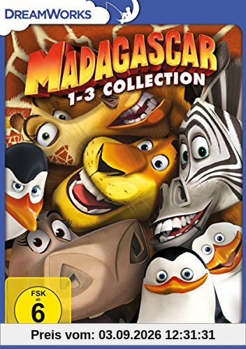 Madagascar 1-3 [3 DVDs]