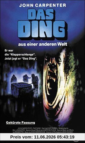 John Carpenter Das Ding Aus Einer Anderen Welt (gekürzte Fassung)