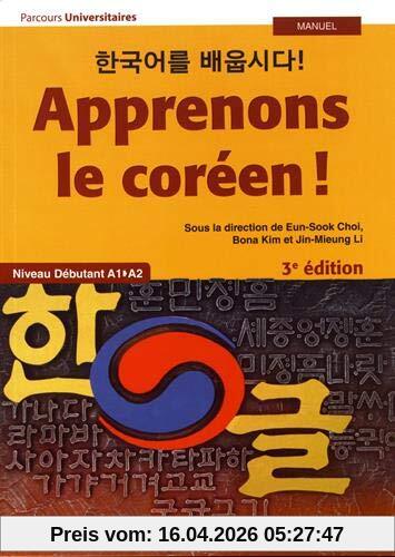 Apprenons le coréen ! : niveau débutant A1-A2 : manuel