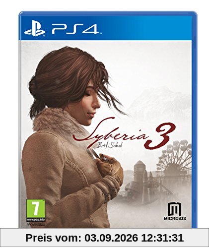 Syberia 3 PS4 [