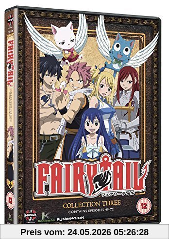Ishihira Shinji Fairy Tail, Collection 3 (Episodes 49-72) [4 DVDs] [Uk Import]