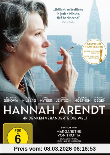 Barbara Sukowa Hannah Arendt - Ihr Denken Veränderte Die Welt
