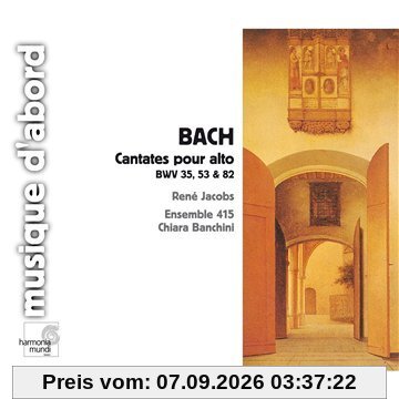 Cantates pour Alto Bwv 82,35,53