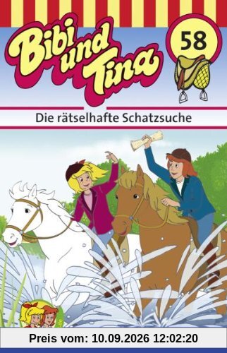 Bibi und Tina 58. Die rätselhafte Schatzsuche [Musikkassette] [Musikkassette]
