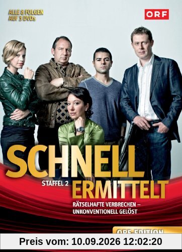 Schnell ermittelt - Gesamtbox 2. Staffel: Folge 11-18 [3 DVDs]
