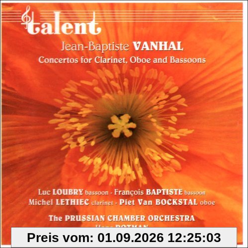 Vanhal:Bläserkonzerte