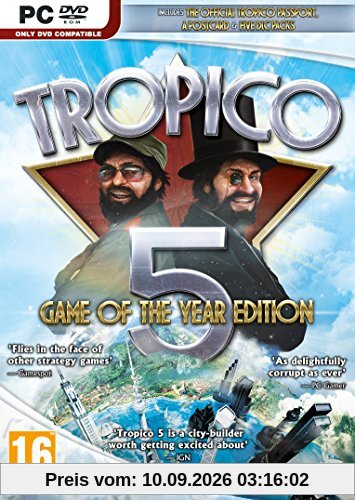 UK Import Tropico 5 Game of the Year Edition (PC DVD) auf deutsch spielbar