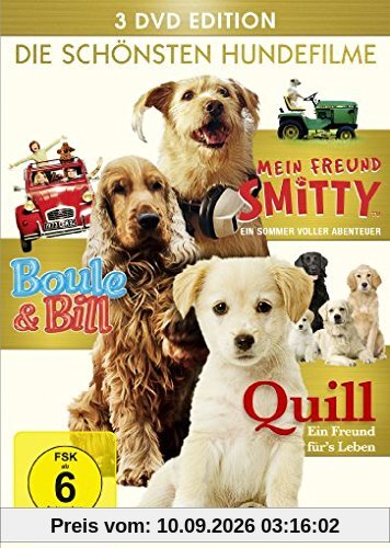 Die schönsten Hundefilme - Quill / Mein Freund Smitty / Boule & Bill [3 DVDs]