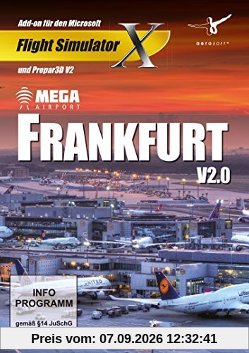 Flight Simulator X - Mega Airport Frankfurt V2.0 (Add - On) - [PC]
