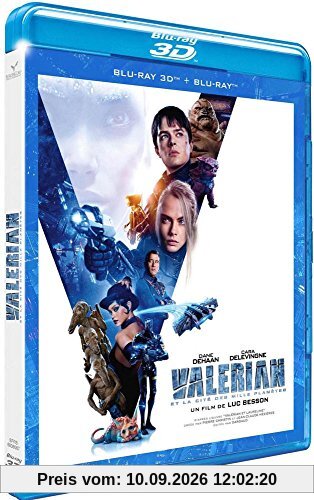 Valérian et la Cité des Mille Planètes [Combo Blu-ray 3D + Blu-ray 2D + Blu-ray Bonus]