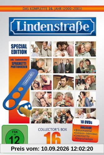 Die Lindenstraße - Das sechzehnte Jahr (Folgen 781-832) (Special Edition, Collector's Box) inkl. Spaghetti-Portionierer [10 DVDs]