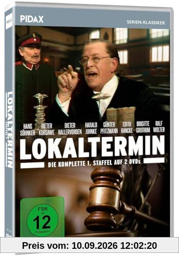 Lokaltermin, Staffel 1 / Die ersten 13 Folgen der Erfolgsserie - Altberliner Gerichtsgeschichten im Stil von Königlich Bayerisches Amtsgericht - absolute Starbesetzung (Pidax Serien-Klassiker) [2 DVD]