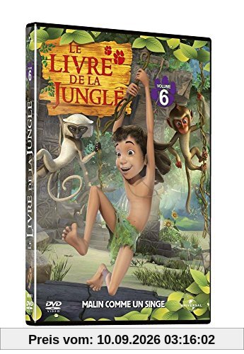 Le livre de la jungle vol. 6 : malin comme un singe [FR Import]