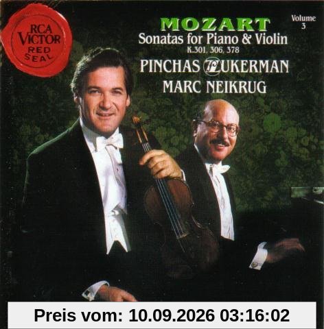 Sonaten für Klavier und Violine Vol. 3 - K.301, 306, 378