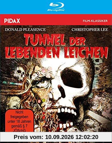 Tunnel der lebenden Leichen / Gruselhorror mit Donald Pleasence und Christopher Lee (Pidax Film-Klassiker) [Blu-ray]