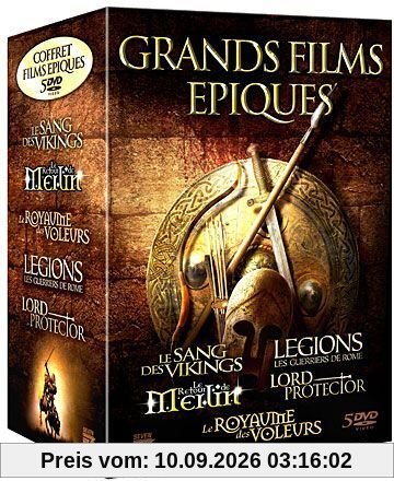 Coffret épique : le sang des vikings ; le royaume des voleurs ; légions ; merlin ; lord protector [FR Import]