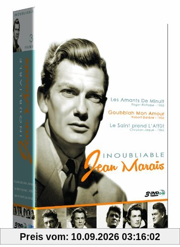 Coffret inoubliable jean marais : les amants de minuit ; goubbiah, mon amour ; le saint prend l'affût [FR Import]