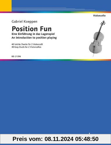 Position Fun: Eine Einführung in das Lagenspiel. 2 Violoncelli. Spielpartitur.