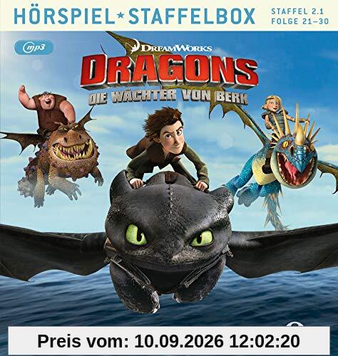 Dragons - Die Wächter von Berk - mp3-Staffelbox 2.1 (Folgen 21 - 30) - Das Original-Hörspiel zur TV-Serie