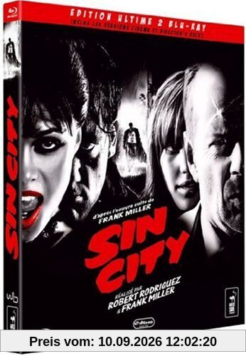 Sin City - Edition limitée (Version cinéma + Director's recut, inclus un livre) - Edition 2 Blu-ray [Blu-ray] [Édition Ultime]
