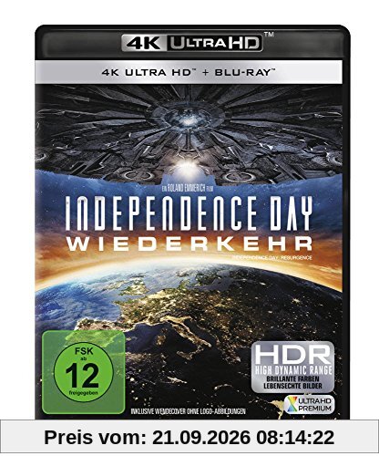 Independence Day: Wiederkehr (+ 4K Ultra HD-Bluray) [Blu-ray]