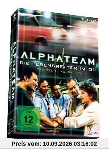 Alphateam - Lebensretter im OP - Staffel 1/Folge 1-13 + Pilotfilm [3 DVDs]