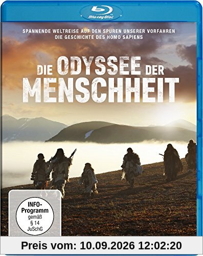 Die Odyssee der Menschheit - Spannende Weltreise auf den Spuren unserer Vorfahren: Die Geschichte des Homo sapiens (Blu-ray)