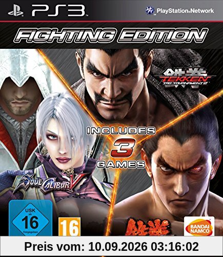 PS3 Fighting Edition Tekken 6 / Tekken Tag Tournament 2 / Soul Calibur V 3 Spiele UK Import