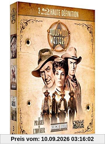 Coffret westerns de légende 3 films : rancho bravo ; l'homme sans frontière ; les prairies de l'honneur [Blu-ray] [FR Import]