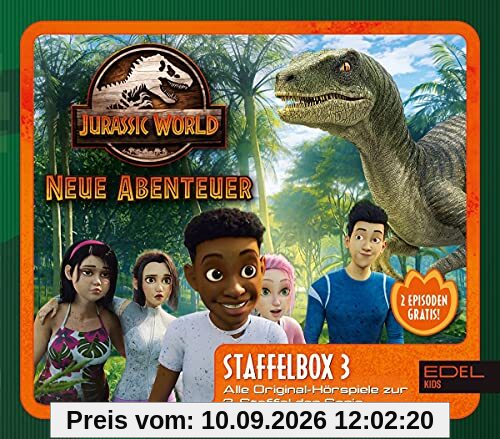 Jurassic World - Neue Abenteuer: Alle Original-Hörspiele zur 3. Staffel (Folge 17 - 26) - [Hörspiel-Staffelbox mit 3 CDs]