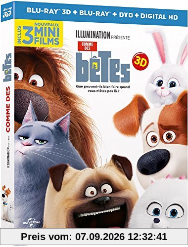 Comme des bêtes [Combo Blu-ray 3D + Blu-ray + DVD + Copie digitale]