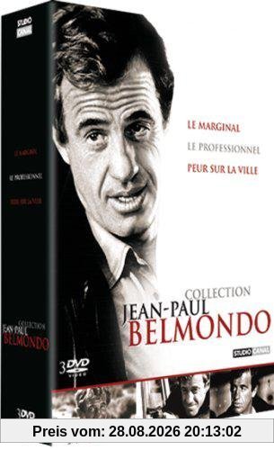 Coffret jean-paul belmondo : le marginal : le professionnel ; peur sur la ville [FR Import]
