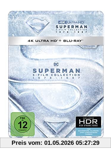 Superman 5-Film Collection - 4K UHD - Steelbook