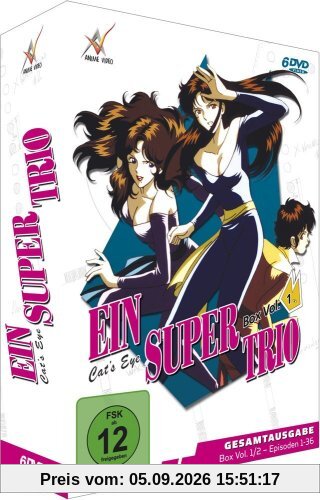 Ein Supertrio: Cat's Eye - Box, Vol. 1/2 (Episoden 1-36) [6 DVDs]