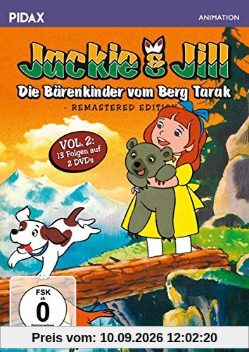 Jackie & Jill - Die Bärenkinder vom Berg Tarak, Vol. 2 - Remastered Edition / Weitere 13 Folgen der preisgekrönten Anime-Serie (Pidax Animation) [2 DVDs]