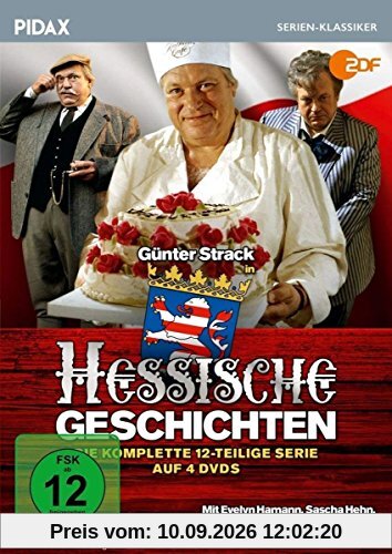 Hessische Geschichten / Die komplette 12-teilige Serie mit Günter Strack (Pidax Serien-Klassiker) [4 DVDs]