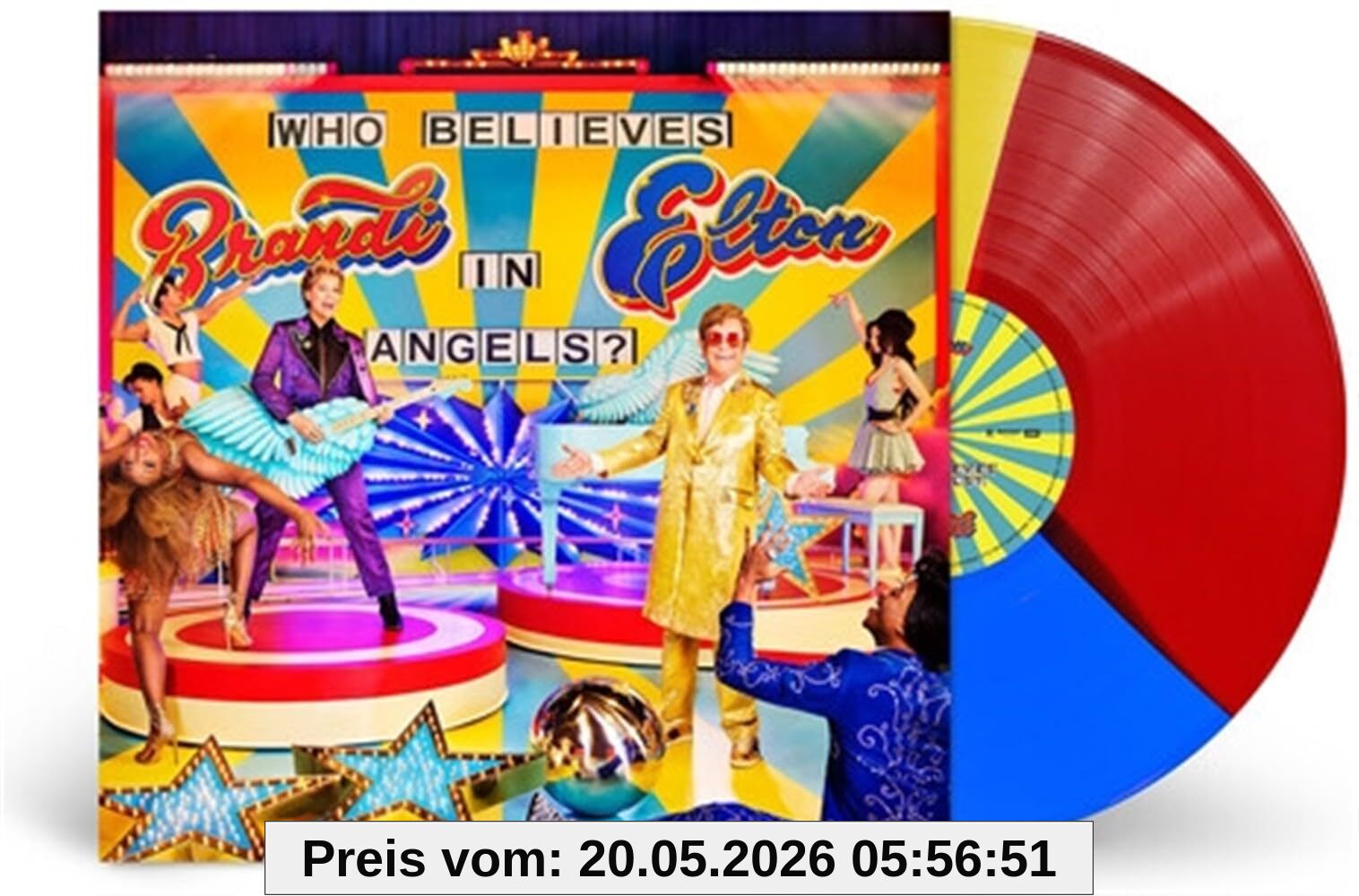 John, Elton Carlile, Brandi Who Believes In Angels? (Ltd. Tri Colour Lp) [Vinyl Lp]