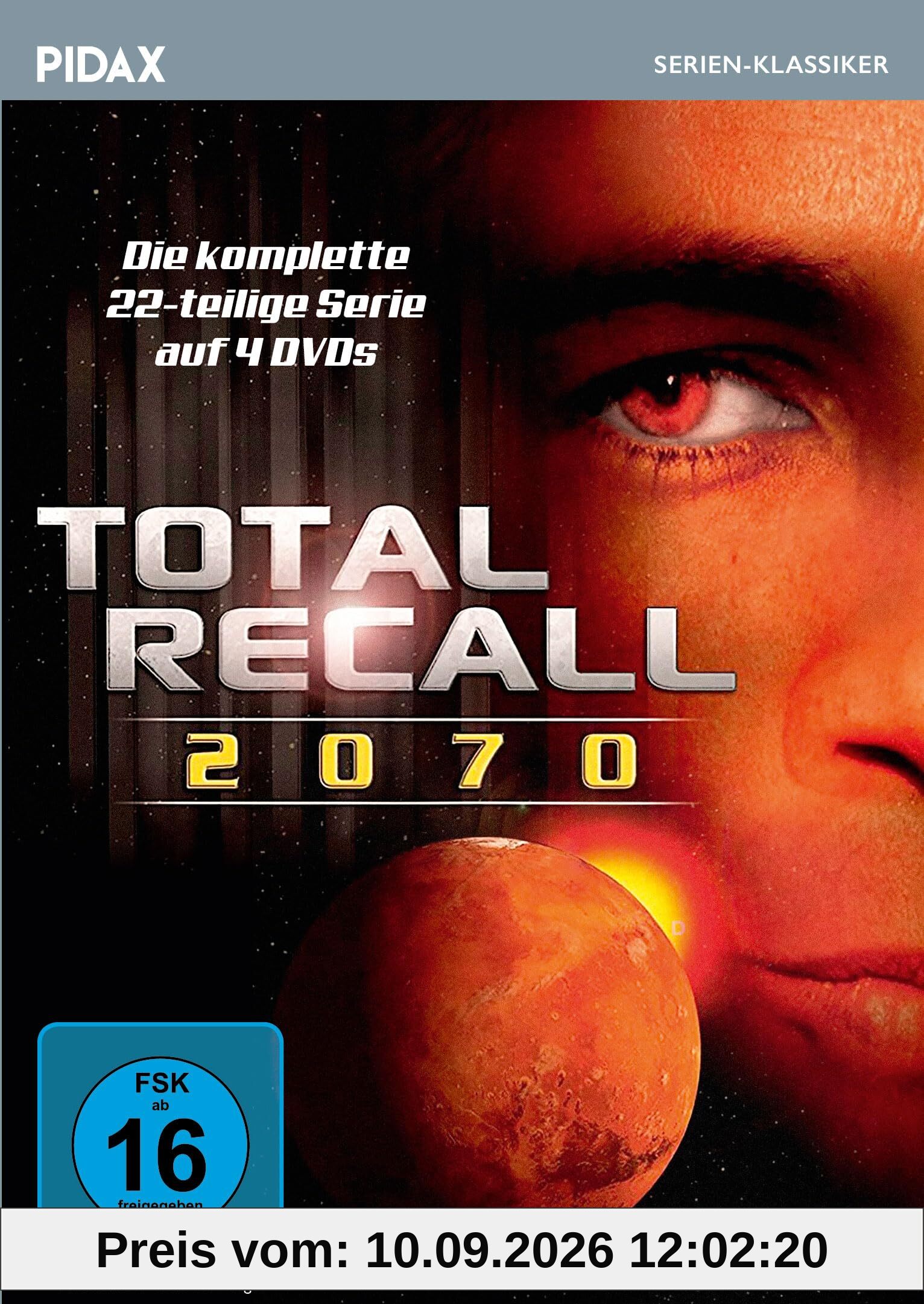 Total Recall 2070 / Die komplette preisgekrönte 22-teilige Science-Fiction-Serie (Pidax Serien-Klassiker) [4 DVDs]