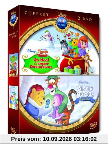 Mes amis tigrou et winnie : un Noël de supers detectives ; winnie l'ourson : joyeux Noël [FR IMPORT]