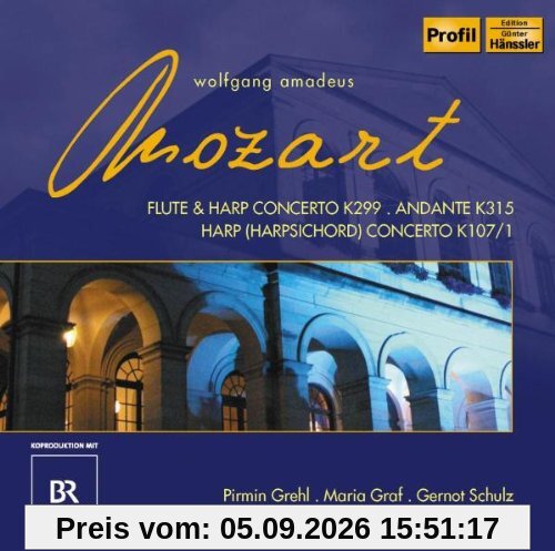 Mozart: Konzerte für Flöte und Harfe