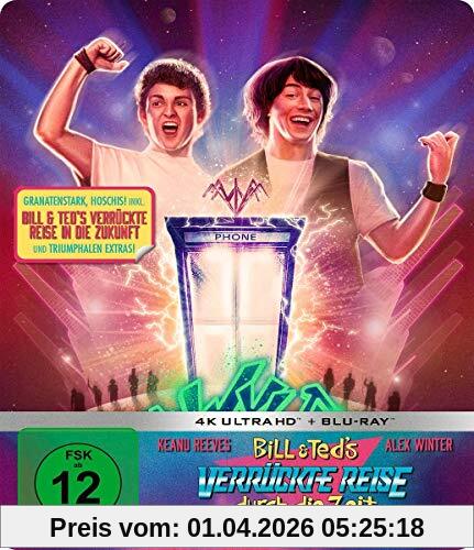 Bill & Teds verrückte Reise durch die Zeit / Limited Steelbook Edition / 4K Ultra HD [Blu-ray]