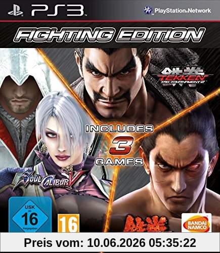 PS3 Fighting Edition Tekken 6 / Tekken Tag Tournament 2 / Soul Calibur V 3 Spiele UK Import