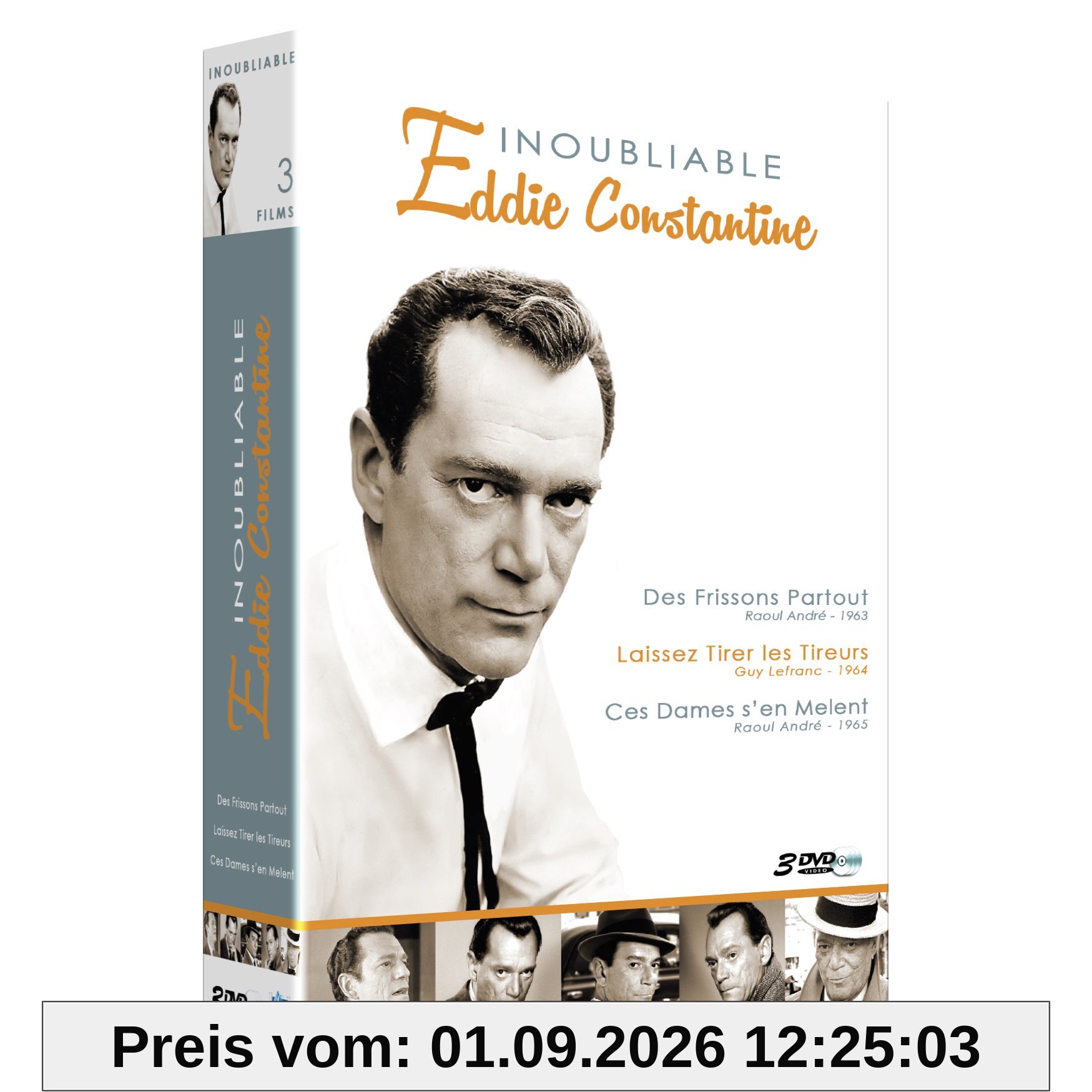 LES INOUBLIABLES EDDIE CONSTANTINE 3 DVD [FR Import]