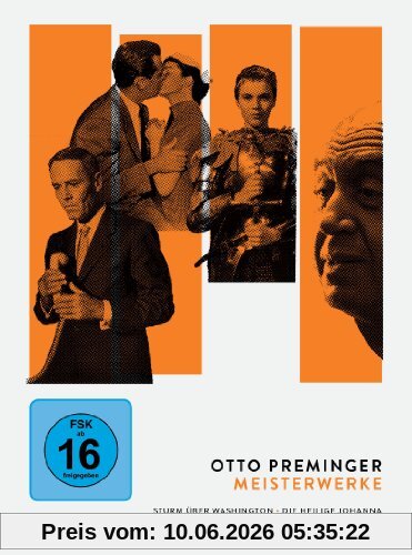 Otto Preminger - Meisterwerke: Sturm über Washington / Die heilige Johanna / Wolken sind überall / Otto Preminger - Anatomie eines Filmemachers [4 DVDs]