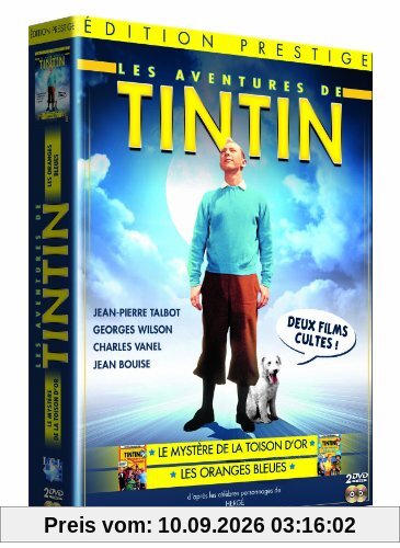Coffrettintin : tintin et les mystères de la toison d'or ; tintin et les oranges bleues [FR Import]