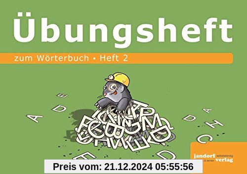 Wörterbuchübungsheft 2 (zum Wörterbuch 19x16cm): ab Klasse 3