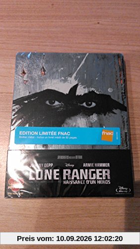 Lone Ranger - Exklusiv Limited FNAC Steelbook mit 92 seitigem Booklet (France) - inkl. deutschem Ton - Blu-ray