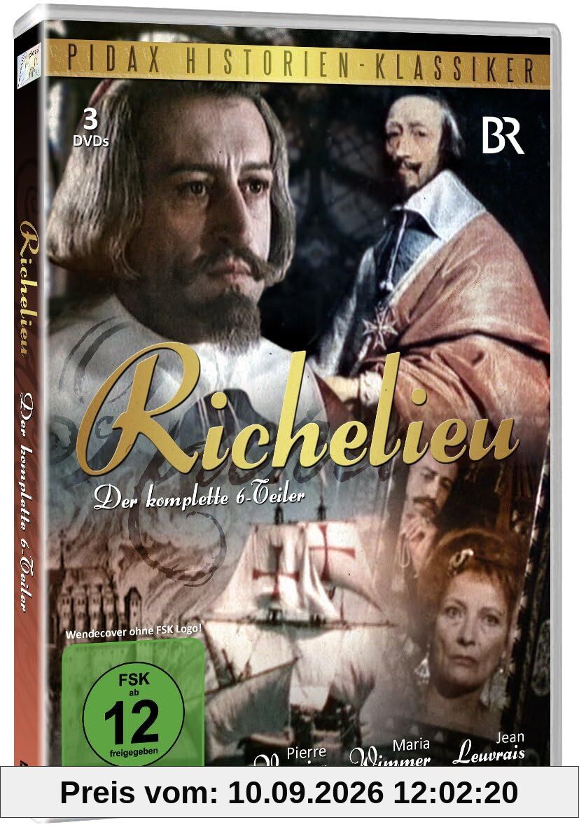 Richelieu - die komplette Serie (Pidax Historien-Klassiker) [3 DVDs]