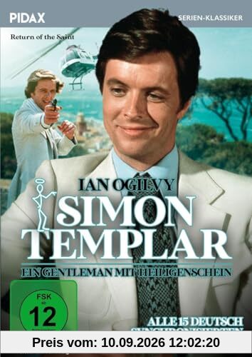 Simon Templar - Ein Gentleman mit Heiligenschein (Return of the Saint) / Alle 15 deutsch synchronisierten Folgen der Kultserien Neuauflage (Pidax Serien-Klassiker) [4 DVDs]