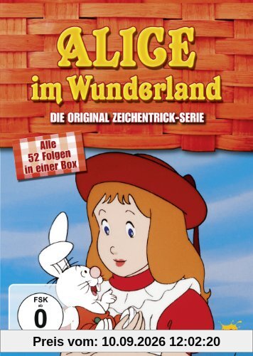 Alice im Wunderland - Die Original Zeichentrick-Serie (Episoden 1-52) [8 DVDs]